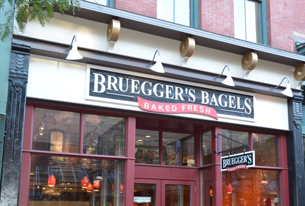 Bruegger's Bagels You may quickly get a Free 3 Bruegger's Bagels from Bruegger's Bagels by just entering your email address. Then, please enter your information in the Bruegger's Bagels Survey and finish it to get a discount code and validation code.