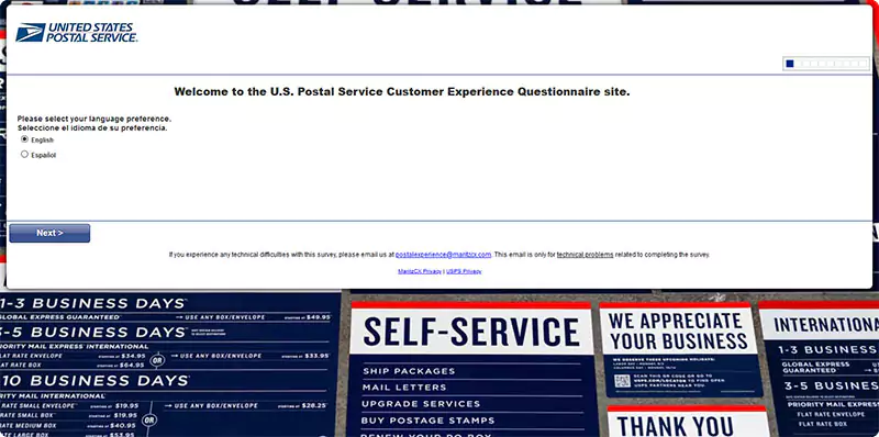 Postalexperience.com/pos Win rewrds Survy 